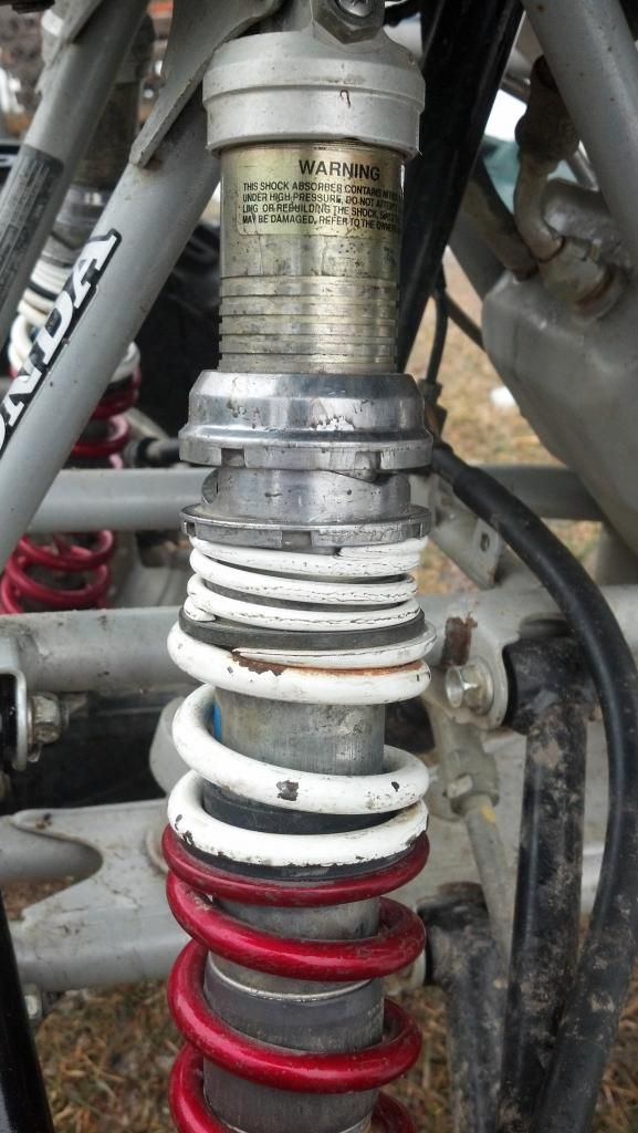 how to i adjust my shocks? Honda ATV Forum