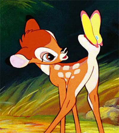 Bambi With Butterfly