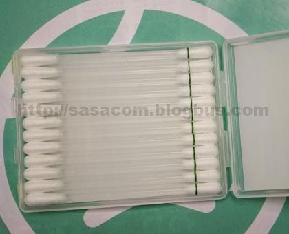 Open the box of Thursday Plantation Tea Tree + Aloe Vera Cotton Tips
