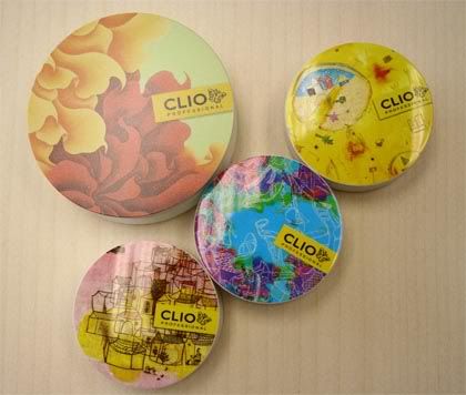 Korean cosmetics - Clio Art Shadow and an Art Highlight