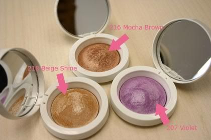 Korean cosmetics - Clio Art Shadow and an Art Highlight