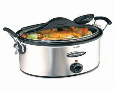 Hamilton Beach Slow Cooker in Stainless Steel Hamilton Beach Slow Cooker in Stainless Steel