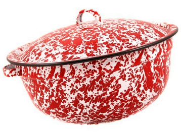 Enamelware Covered Casserole Enamelware Covered Casserole