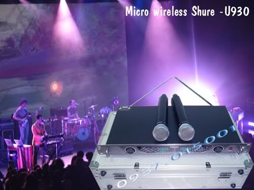 Bán micro shure - giá micro không dây -shure u-930 hàng đỉnh 2012
