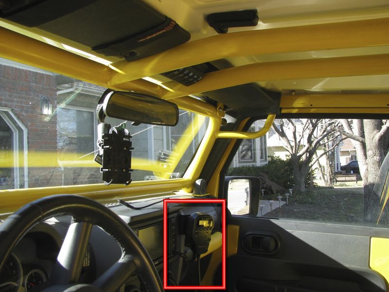 show me your CB mount locations Jeep Wrangler JK Forum