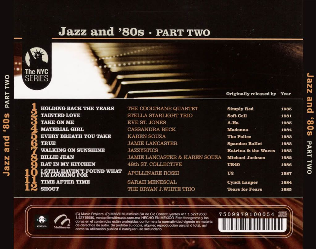 La Vida Sin Musica Seria Un Error: Jazz And 70s, 80s, 90s