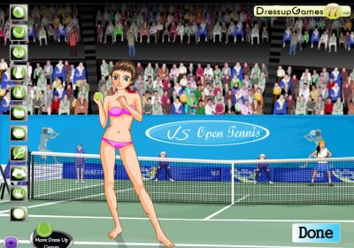 US Open Tennis Girl Game
