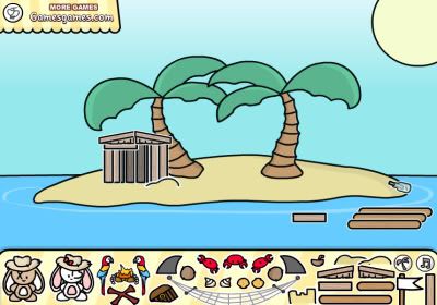 Make a Scene Desert Island Game