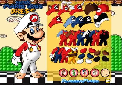 Mario Bros Dress Up Game