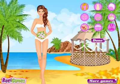 Private Island Wedding Dress Up Game
