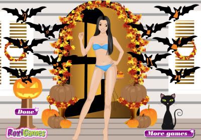 Sweet Halloween Style Dress Up Game
