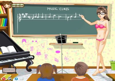 Music Teacher Fashion Styling Game