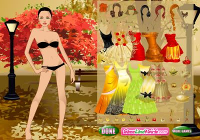 Fall Glamour Dress Up Game