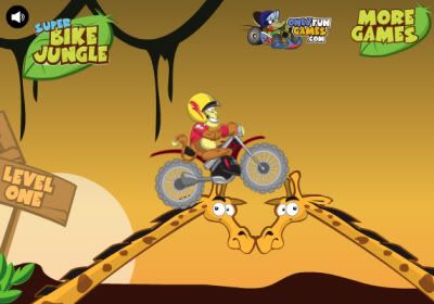 Super Bike Jungle Game