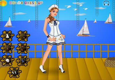 Ship Aide Girl Dress Up Game