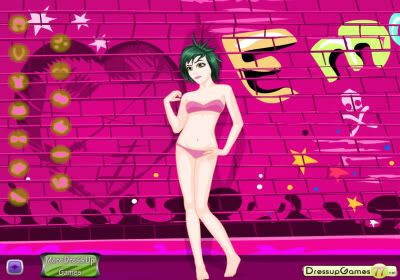 Play Emo Dress Up Game