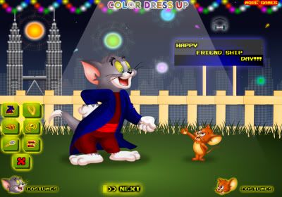Tom and Jerry Dress Up Game