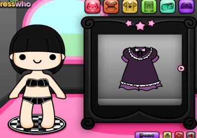 Cute Emo Dress Up Game