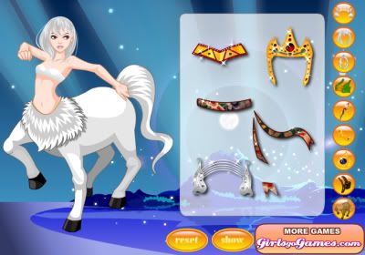 Girls Line on Download Online Games  Centaur Girl Dress Up