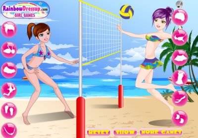 Volley Beach Dress Up Game