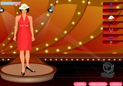Glamour Dance Dress Up Game
