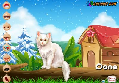 Christmas Cat Dressup Game