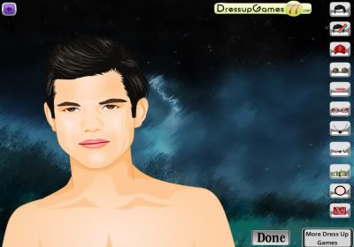 Taylor Lautner Celebrity Makeover Game