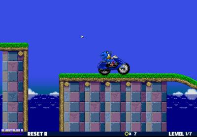 Super Sonic Motobike Game