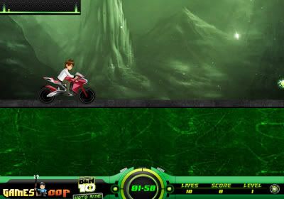 Ben 10 Moto Ride Game