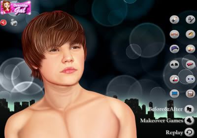 Justin Bieber Makeover Game