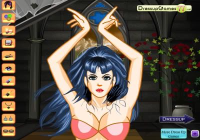 Funky Gothic Fashion Dress Up Game