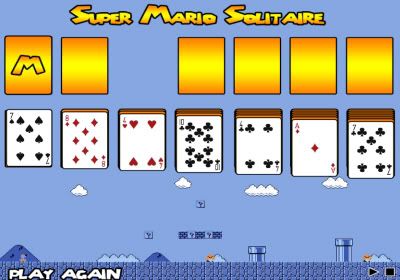 Super Mario Solitaire Game