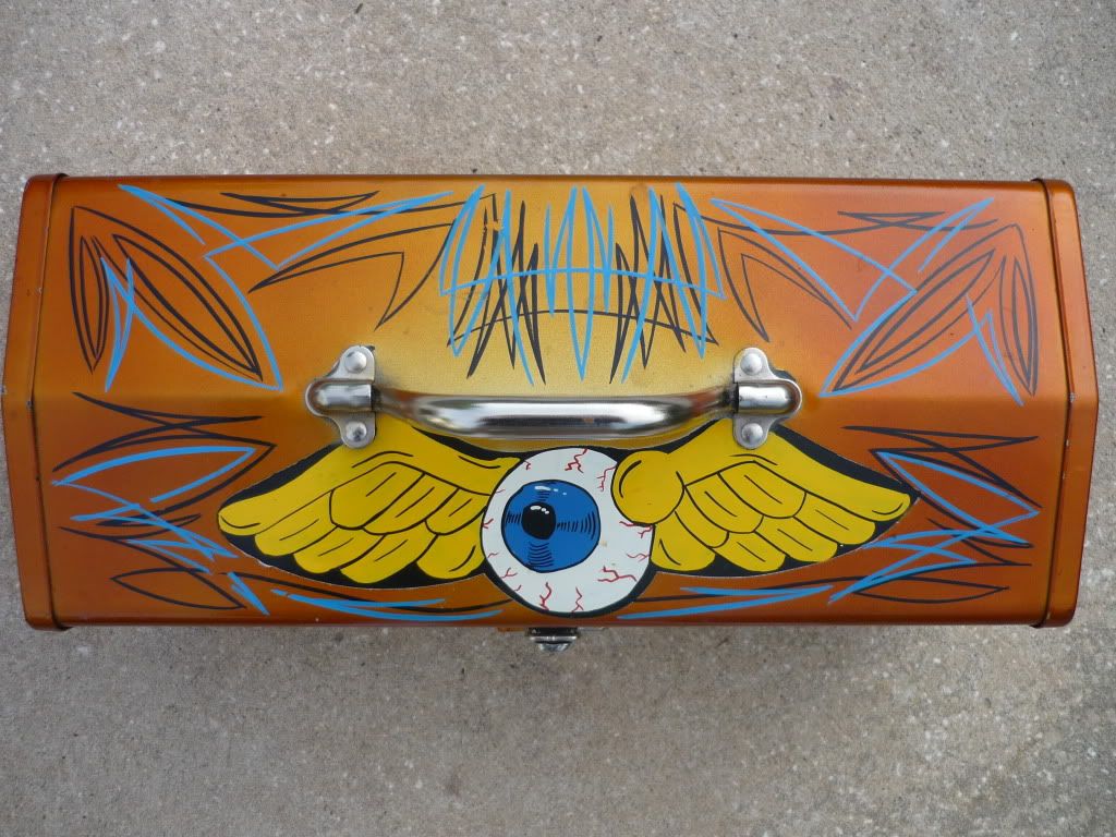 Custom painted hand held TOOLBOX Tampa Racing