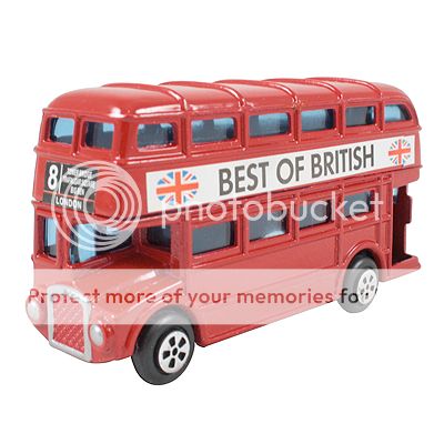 Red London Bus Cake Decoration Collectable Queens Jubilee Olympics