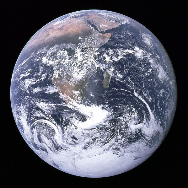 the Earth as seen from space