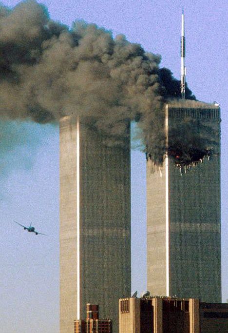 twin towers crash