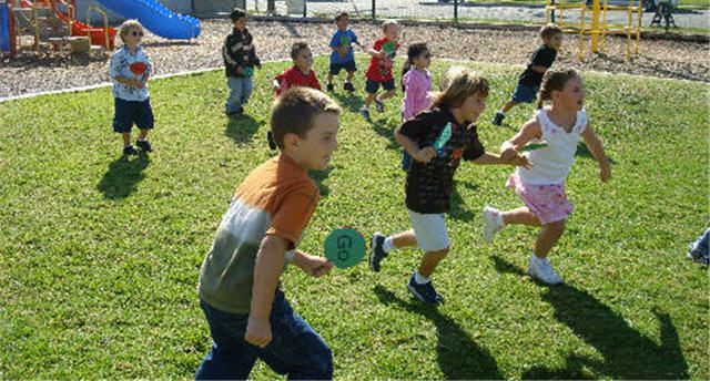 children playing