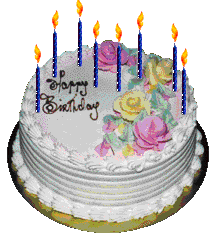 animated birthday cake