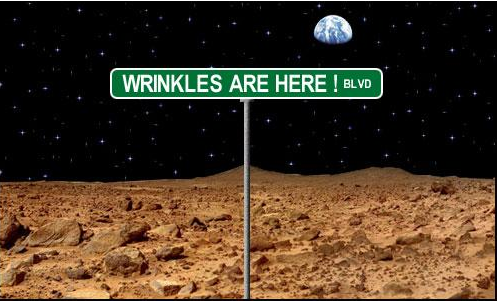 wrinkles street sign