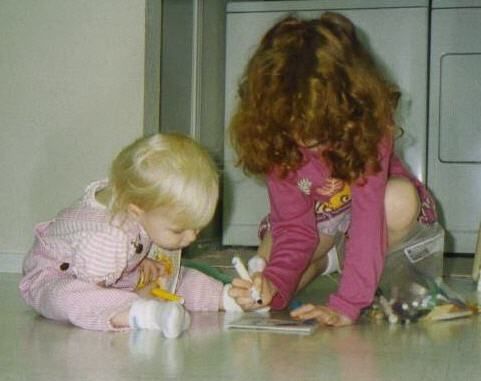 Alyssa and Brittany coloring