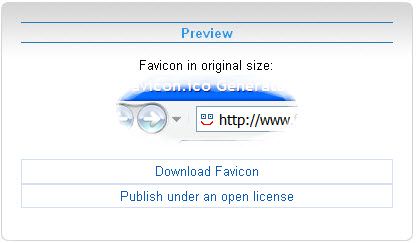 How to create a favicon