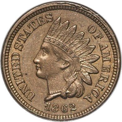 1862 penny