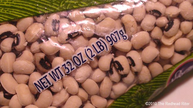 Cowpeas are Black eyed peas