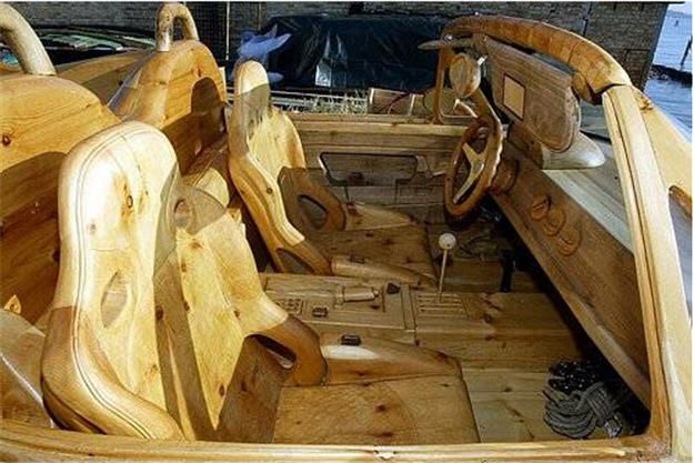 Livio De Marchi wooden sculptures
