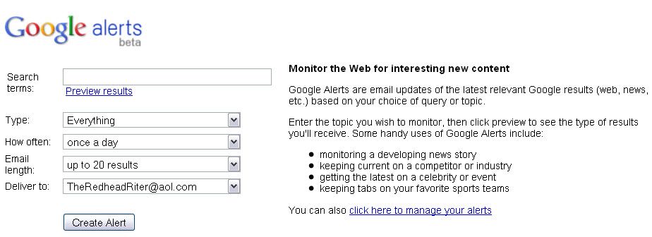 Google Alerts