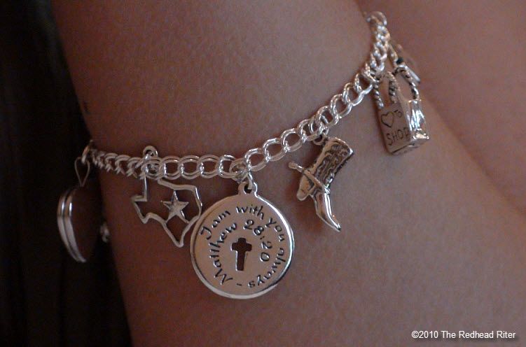 I am with you always...bracelet from Charm Factory
