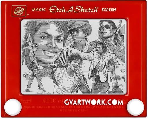 Etch A Sketch Michael Jackson
