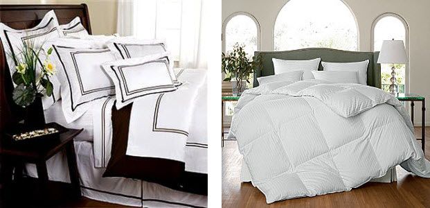 white comforter