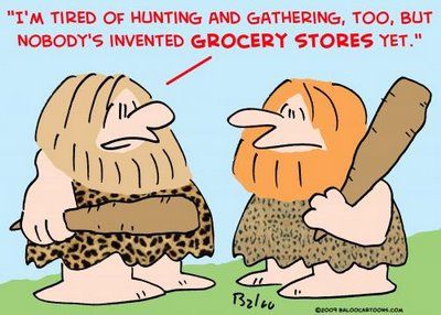 caveman hunter gatherer