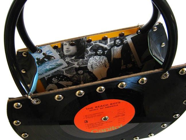 vinyl purse
